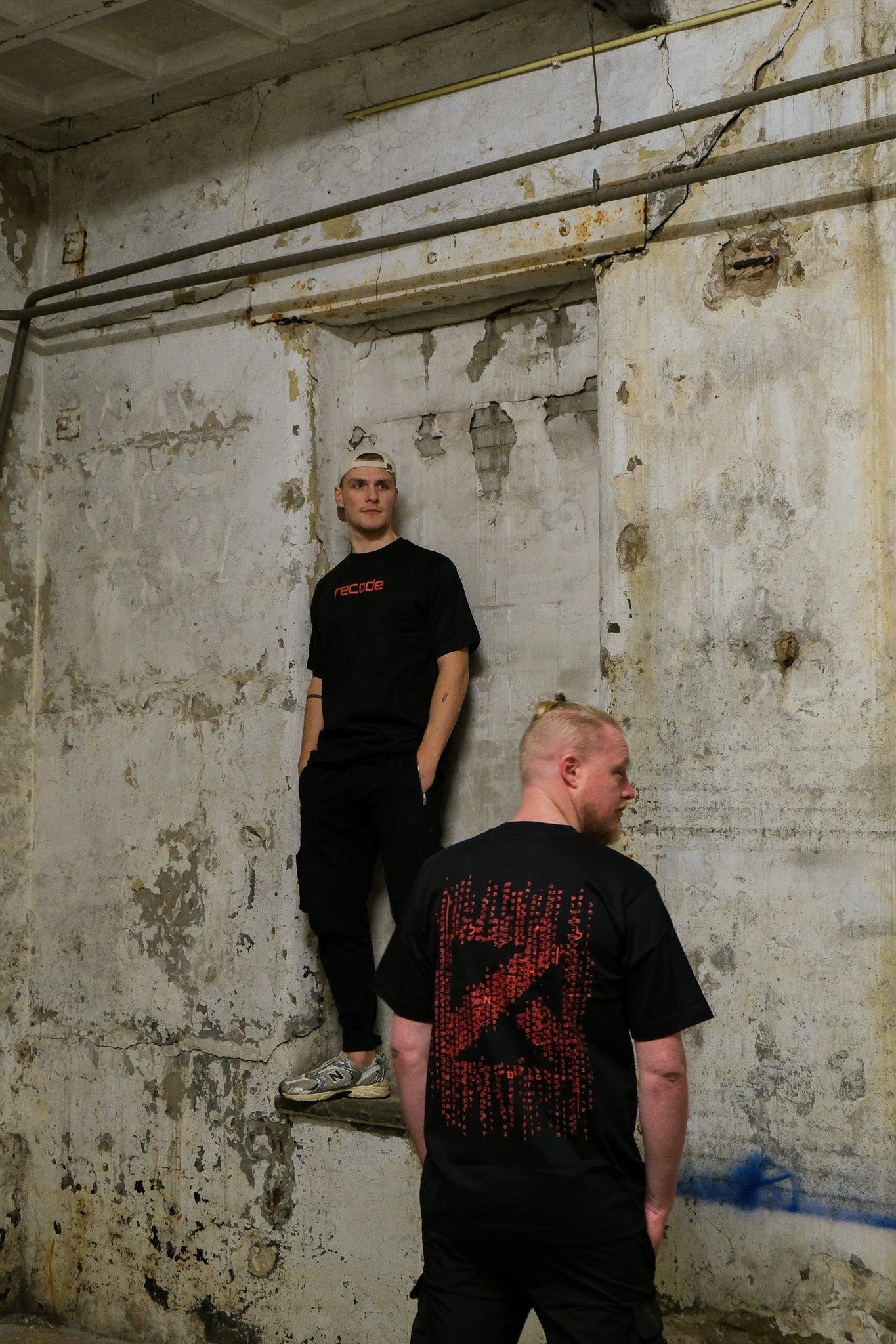 Recode Records Logo Tee Black