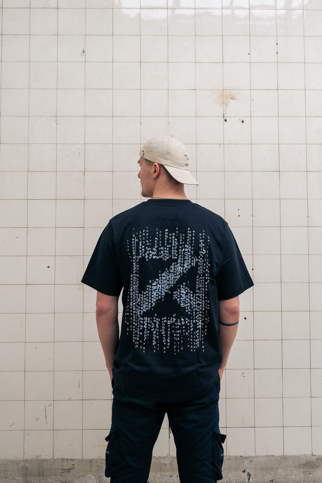 Recode Records White Logo T-Shirt Black